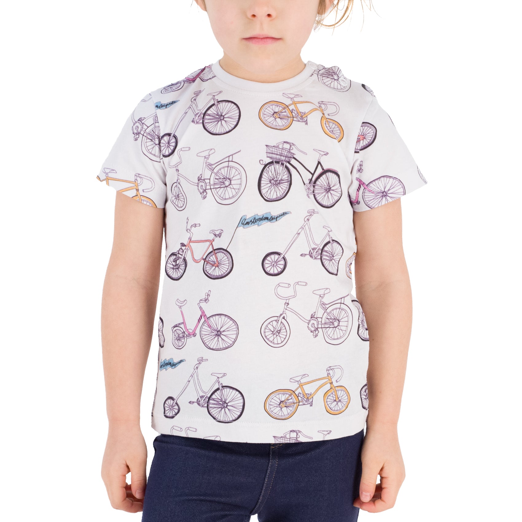 Kids Short Sleeve Unisex T-Shirt Amsterdam Originals Bridge Collection Nijlpaardbrug