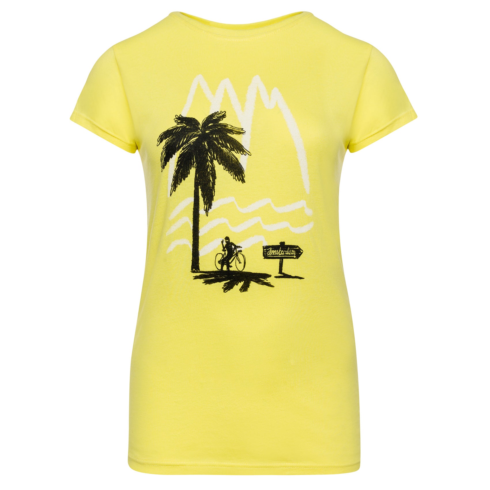 Lady T-shirt Amsterdam Originals Palmtree